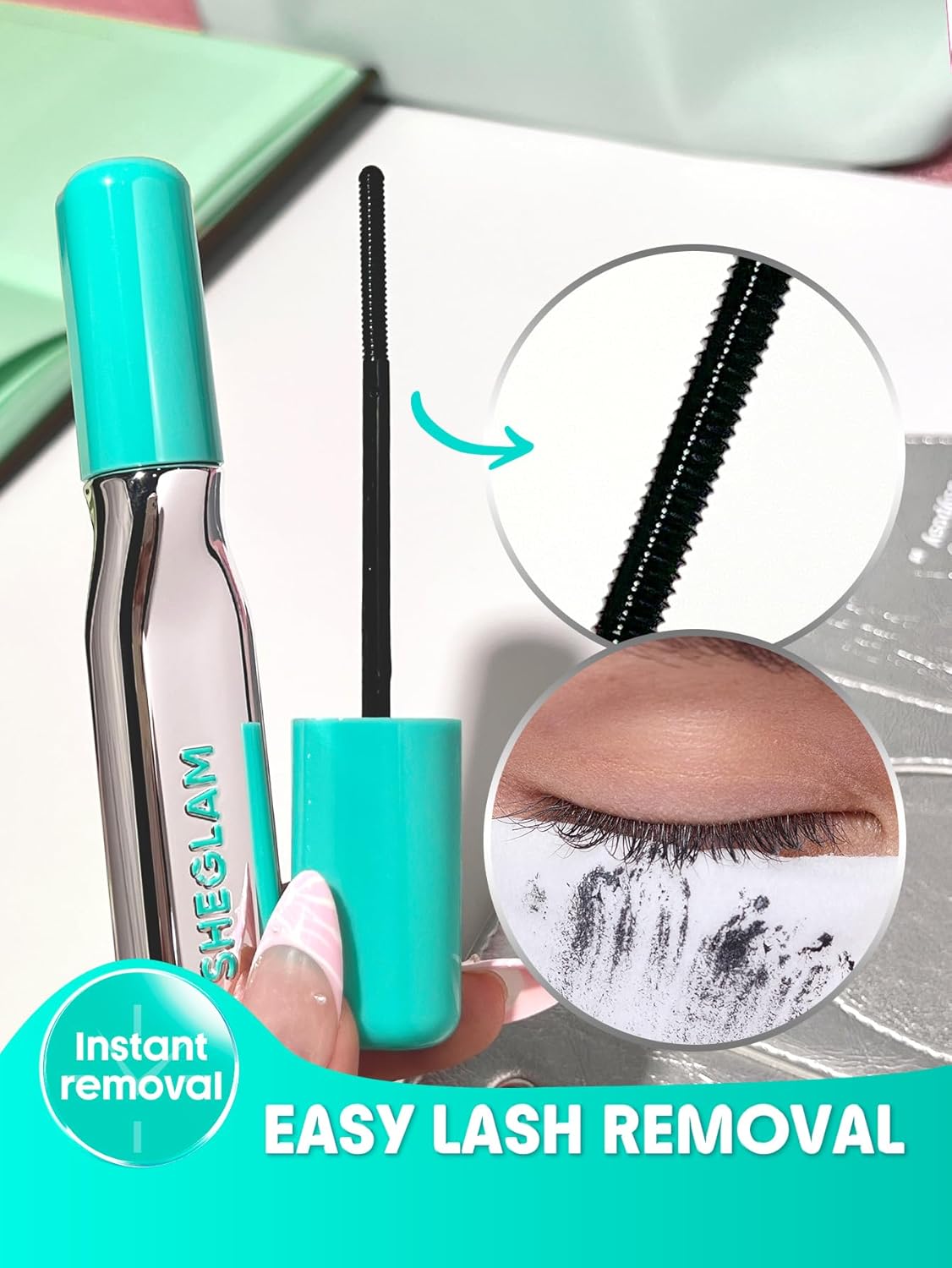 مزيل الماسكارا اللطيف