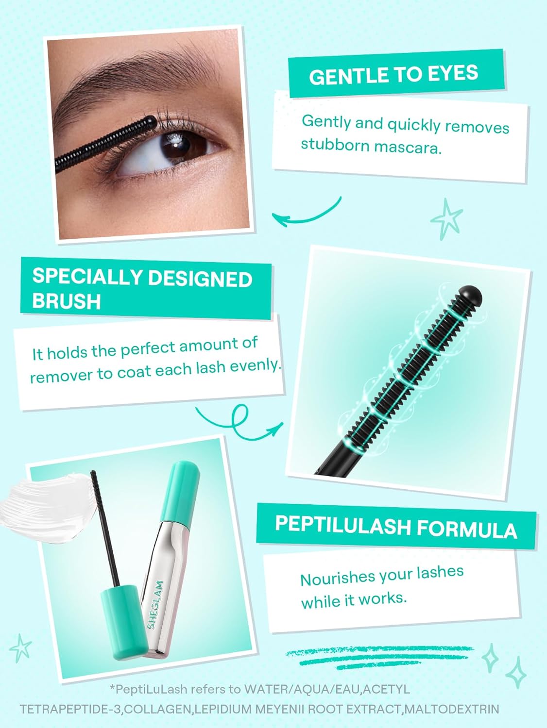 مزيل الماسكارا اللطيف