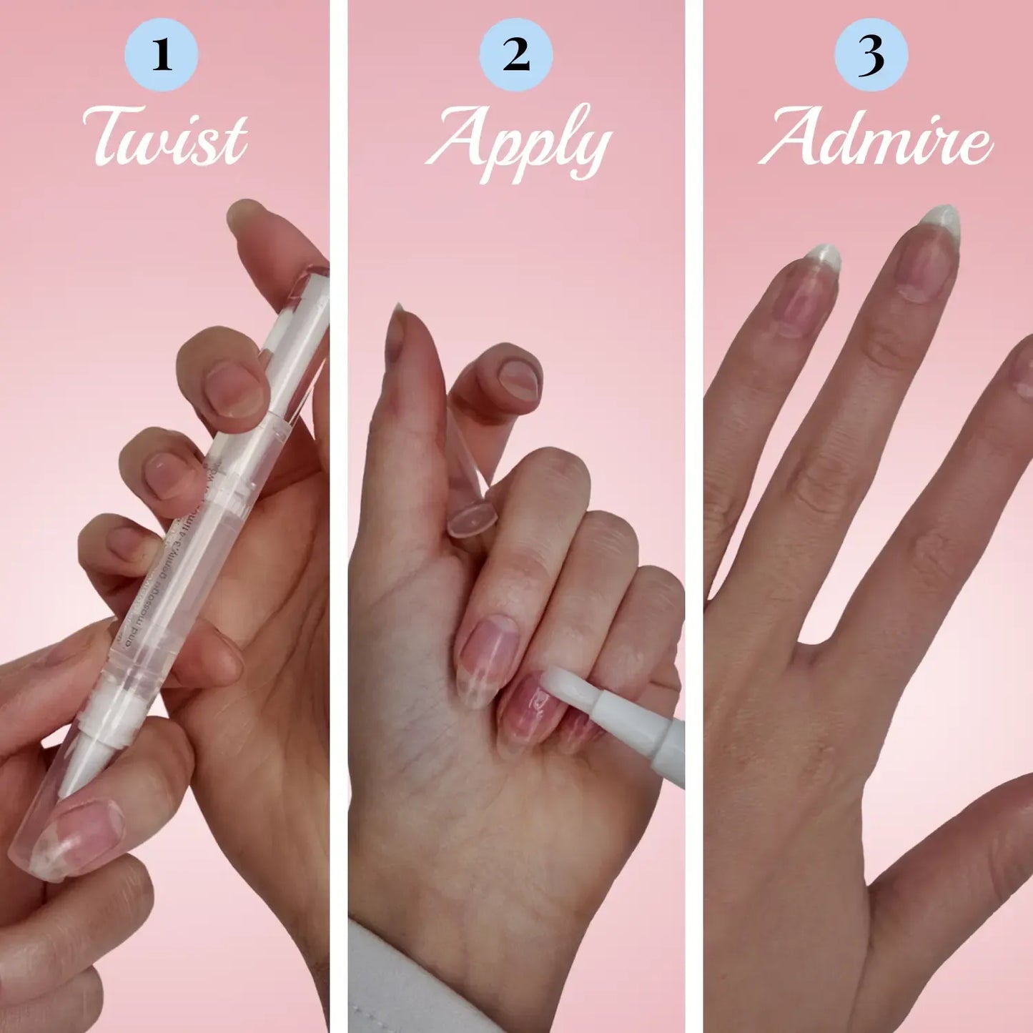 قلم زيت لنمو الأظافر وتقويتها