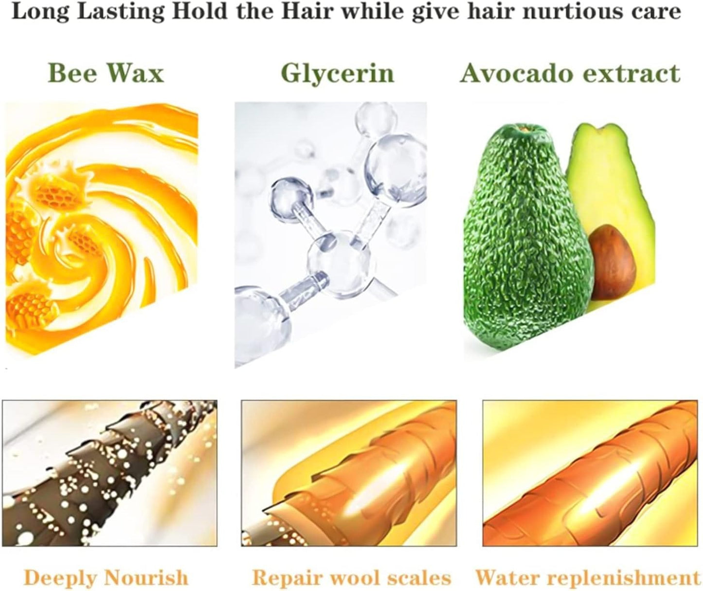 عصا تثبيت الشعر IKT – للتحكم بالهوشّة وتنعيم الشعر