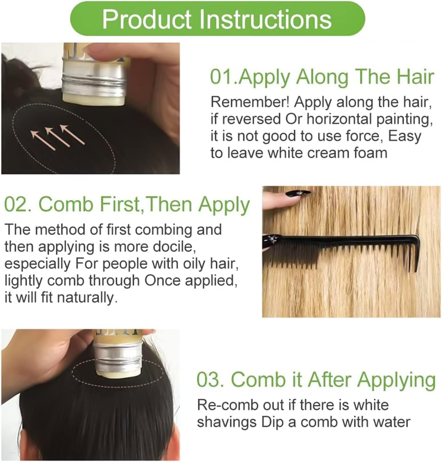 عصا تثبيت الشعر IKT – للتحكم بالهوشّة وتنعيم الشعر