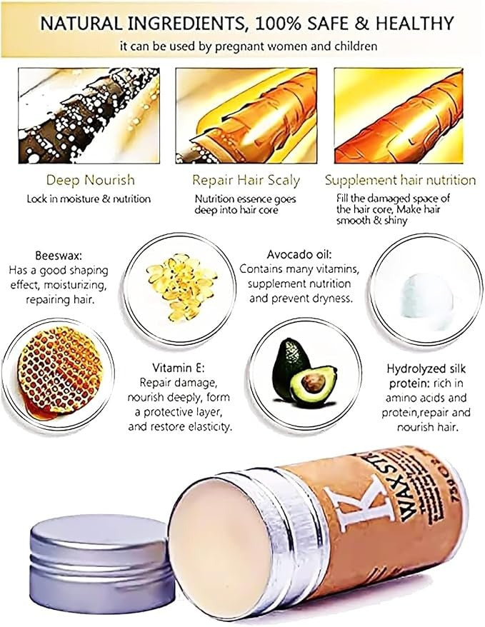 عصا تثبيت الشعر IKT – للتحكم بالهوشّة وتنعيم الشعر
