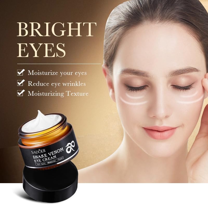 كريم سم الأفعى لعلاج الهالات وتجاعيد تحت العين – SADOER Snake Venom Eye Cream