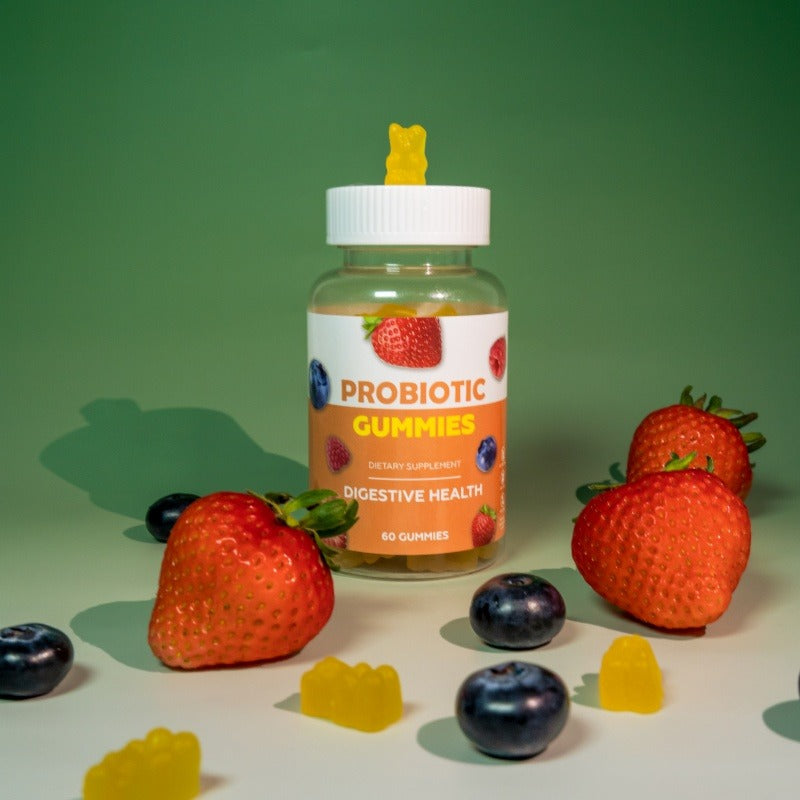 علكات البروبيوتيك لتحسين الهضم – Probiotic Gummies – 60 قطعة