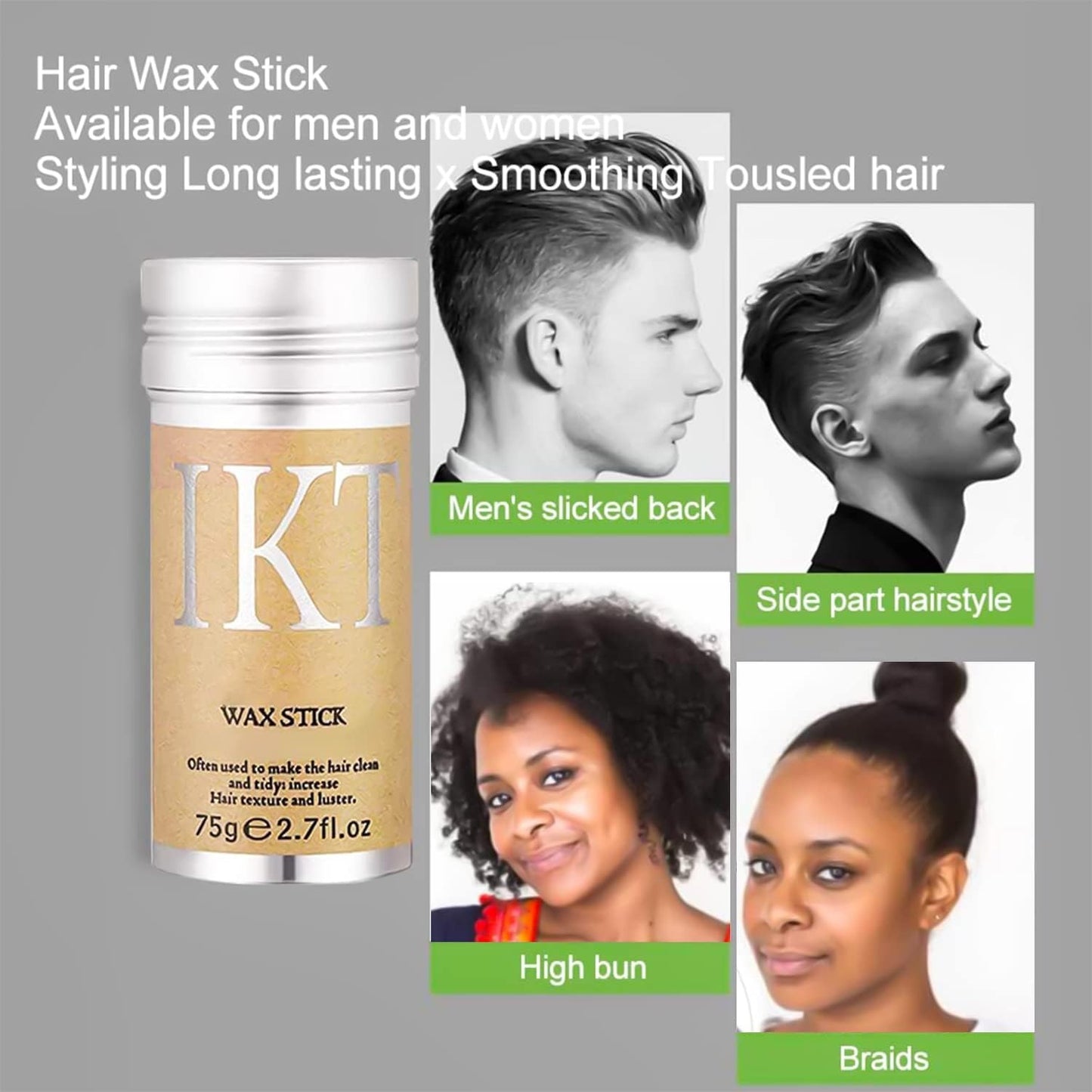 عصا تثبيت الشعر IKT – للتحكم بالهوشّة وتنعيم الشعر