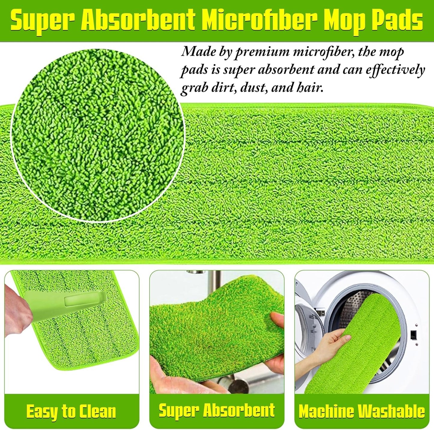 ممسحات رش لتنظيف الأرضيات،