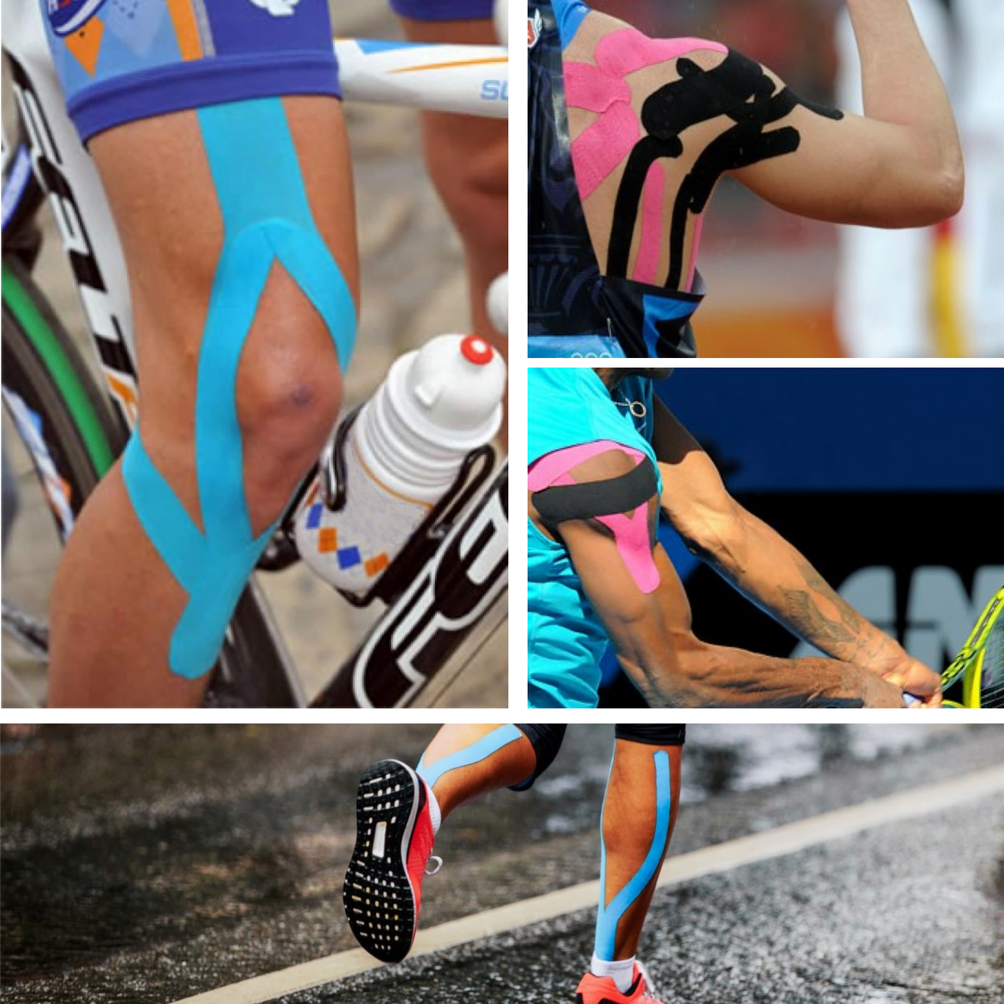 شريط كينيسولوجي علاجي ورياضي لتخفيف الألم ودعم العضلات – 5m × 5cm