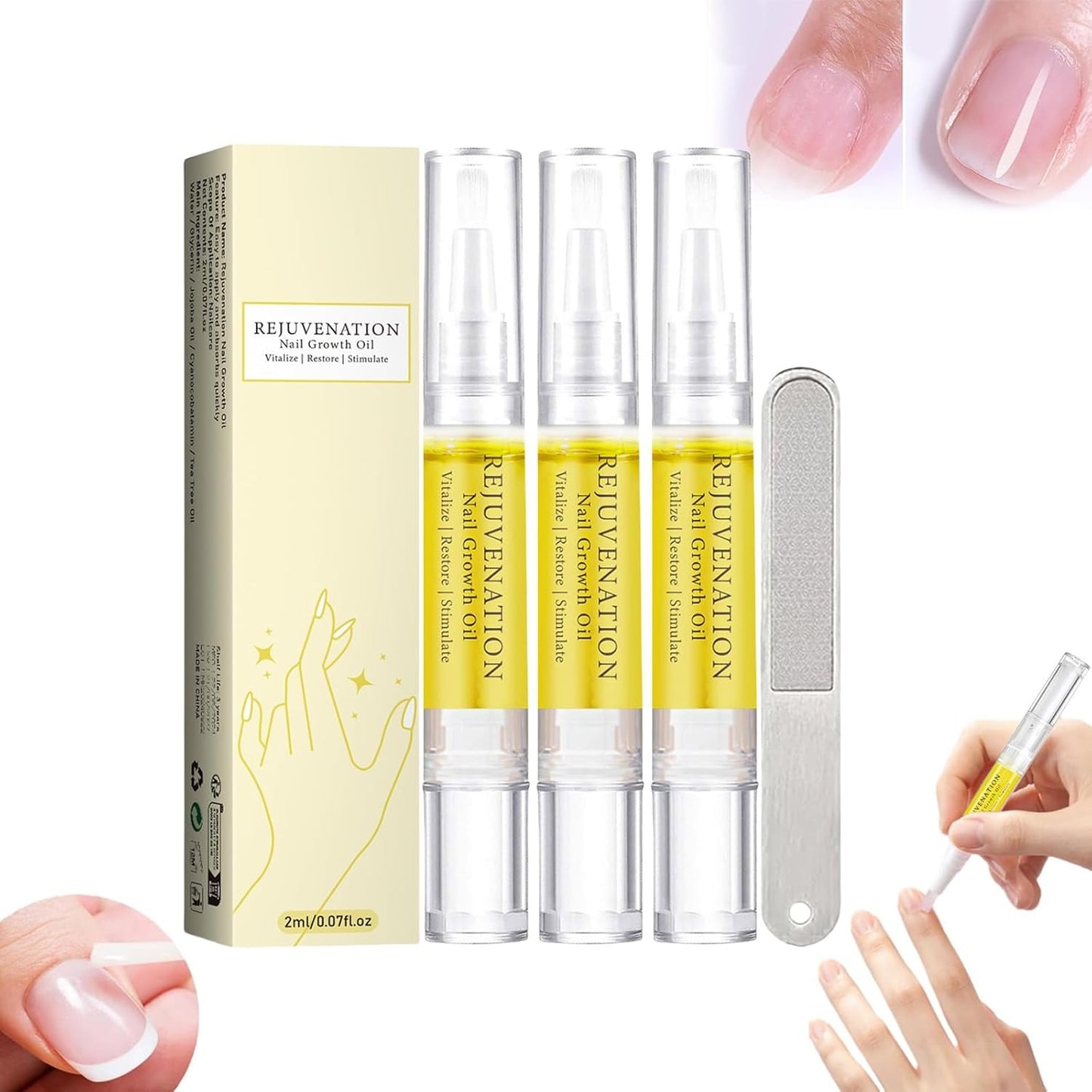 قلم زيت لنمو الأظافر وتقويتها