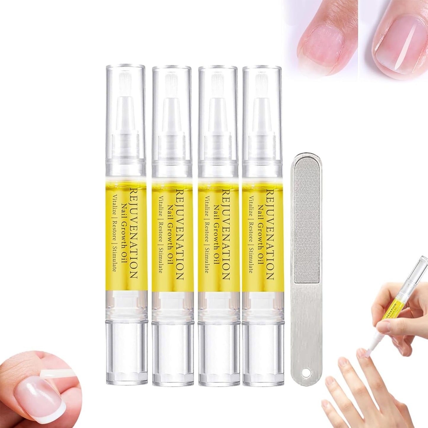 قلم زيت لنمو الأظافر وتقويتها