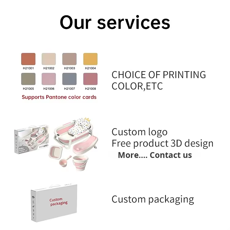 طقم حوض استحمام للأطفال 6 في 1 – قابل للطي