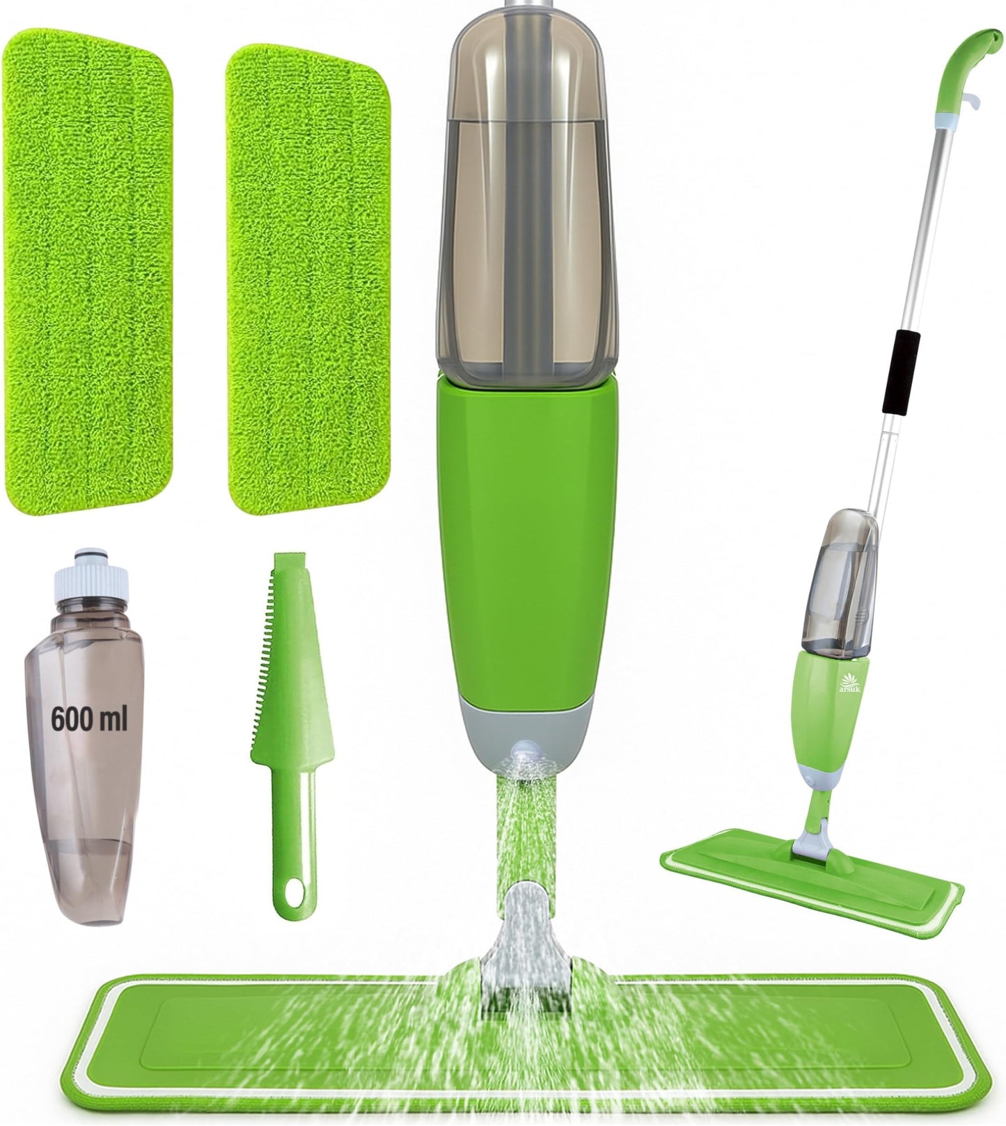 ممسحات رش لتنظيف الأرضيات،