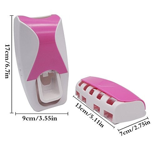 موزّع معجون الأسنان الأوتوماتيكي مع حامل فراشي