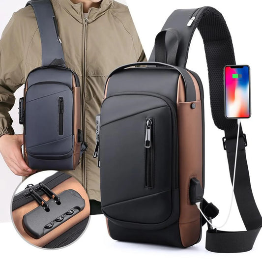 حقيبة الكتف العصرية المقاومة للسرقة