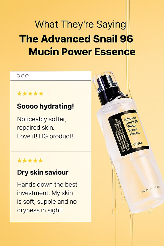 لترميم البشرة وترطيبها بعمق سيروم الحلزون COSRX